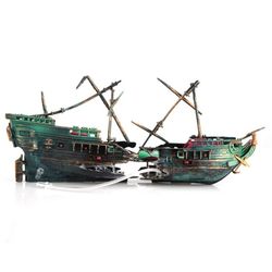Decorative Boat Aquarium Shipwreck for Large Fish Tanks
