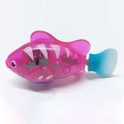 led interactive swimming fish toy for cats & dogs indoor water play pet toy