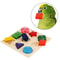 PpTAParrotIqTrainingToys9GridColorfulWoodenBlockSafeTastelessPetEducationalToysBirdTo