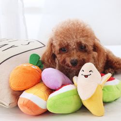 puppy dog plush squeaky toys: ideal for small to medium dogs, bone-shaped & durable for aggressive chewers - pet cat pro