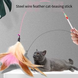premium plush cat toys with bell rings for happy felines - high-quality, elastic rope pet accessories