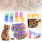 p64aKittenCoilSpiralSpringsCatToysInteractiveGaugeCatSpringToyColorfulSpringsCatPetTo