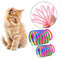 8RLAKittenCoilSpiralSpringsCatToysInteractiveGaugeCatSpringToyColorfulSpringsCatPetTo
