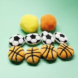 cat toy set with catmint and plush catnip - mini chewing toys for kittens, perfect for teeth grinding - pet supplies