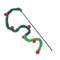 HllvCatToyFeatherCatTeaserWandCatInteractiveToysFunnyCaterpillarColorfulRodChristmasHa
