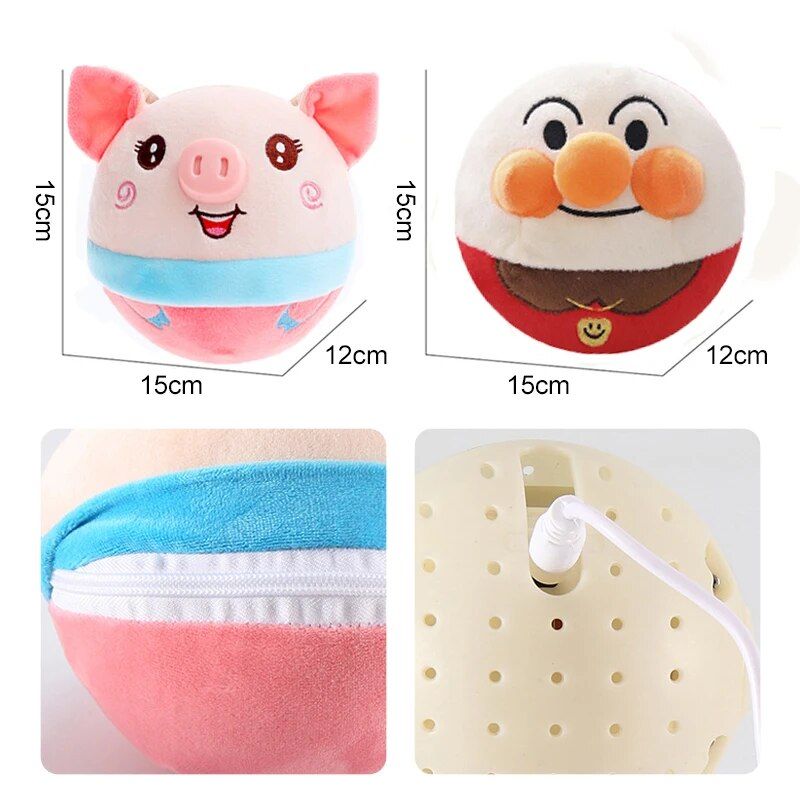 RZKpPetSmartCatToyElectricAutomaticPlushBouncingToysInteractiveToysSelfmovingKittenToy