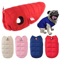 Winter Pet Cotton Jacket: Warm Dog Clothes for Small-Medium Dogs & Cats