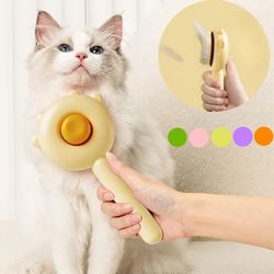 Self-Cleaning Slicker Brush: Pet Comb for Tangles & Massage