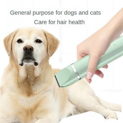 4-in-1 pet hair remover & grooming kit: silent shaver, grinder, clippers & trimmer