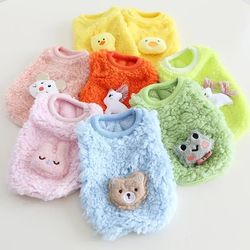 Cozy Small Animal Clothes: Guinea Pig, Rabbit, Cat Warm Vest & Tee