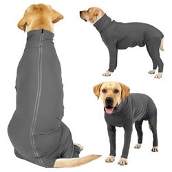 Pajamas Dog Jumpsuit: Long Sleeve Comfort for Medium to Large Pets