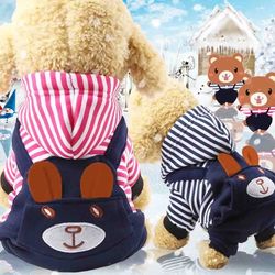Cute Bear Pet Puppy Hat | Cat & Small Dog Clothes for Autumn/Winter