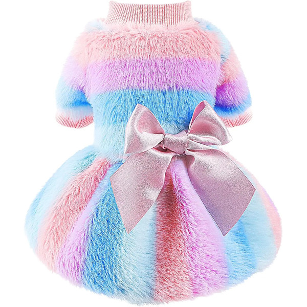 XXglRainbow-Stripe-Plush-Princess-Dog-Dress-for-Small-Dogs-Girl-Winter-Puppy-Cat-Sweater-Clothes-Warm.jpg