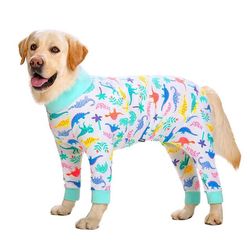 Soft Cozy Dog Pajamas: Full Coverage Jumpsuit for Medium to Large Dogs