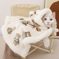 Autumn Winter French Bulldog Puppy Cloak Blanket & Jacket for Small Dogs
