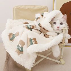 autumn winter french bulldog puppy cloak blanket & jacket for small dogs