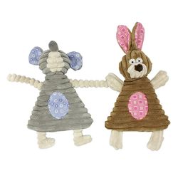 plush ring paper pet dog squeak toy: small dog chihuahua teeth cleaning