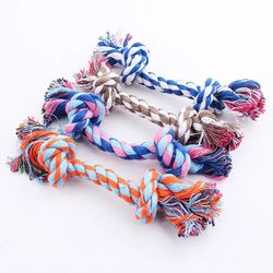 Pet Puppy Chew Toy: Durable Cotton Knot Rope for Molar Cleaning