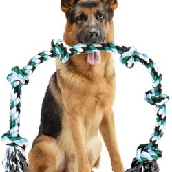 giant dog rope toy: indestructible option for extra-large dogs