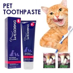 Organic Peppermint Canine Toothpaste: Whitens Teeth, Freshens Breath