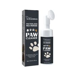 paw cleaner: fragrance-free formula with coconut oil & gentian root