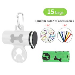 pet poop bag dispenser: clean outdoor solution for dogs & cats