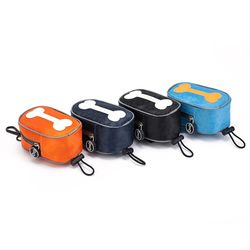 portable pet waste bag holder for outdoor use | dog poop bag dispenser