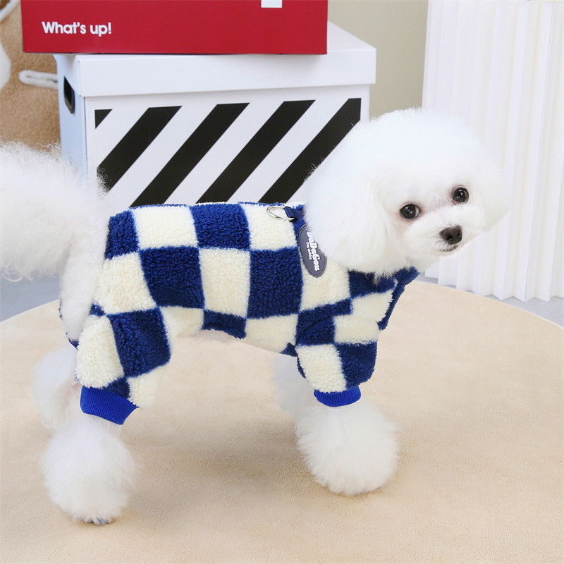 CSNFWinterWarmFleecePetDogJumpsuitforSmallMediumDogsPuppyCatPajamasCoatChihuahuaCloth