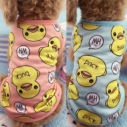 soft puppy pajamas: cute dog clothes for small dogs - spring/summer t-shirts for yorkies & chihuahuas (12c30)
