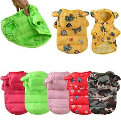 warm winter dog jacket: windproof coat for small to medium pets - ideal for chihuahua, shih tzu, yorkies, and cats