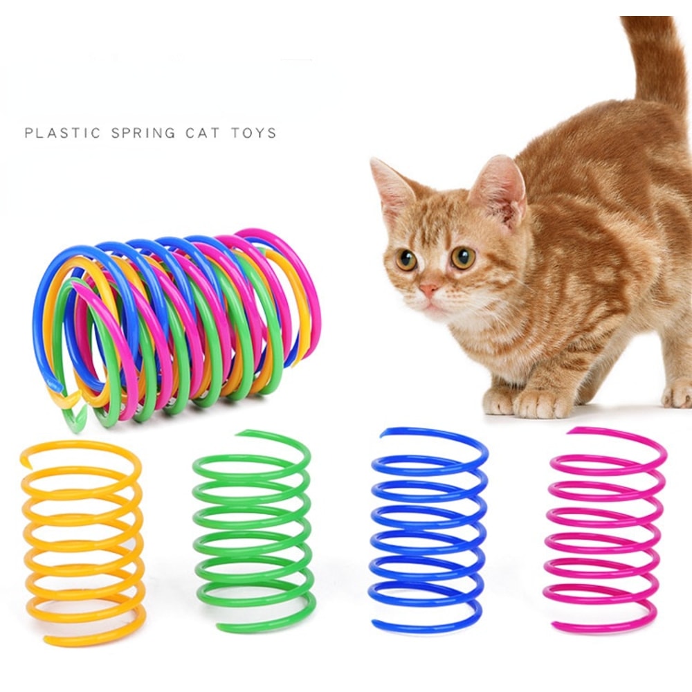 nY0NKittenCoilSpiralSpringsCatToysInteractiveGaugeCatSpringToyColorfulSpringsCatPetTo