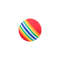 pgWgEVARainbowCatToysBallInteractiveCatDogPlayChewingRattleScratchEVABallTrainingBall