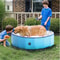 Portable Foldable Dog Pool NonSlip Pet BathTub For Swimming Bathing And Outdoor Fun 0