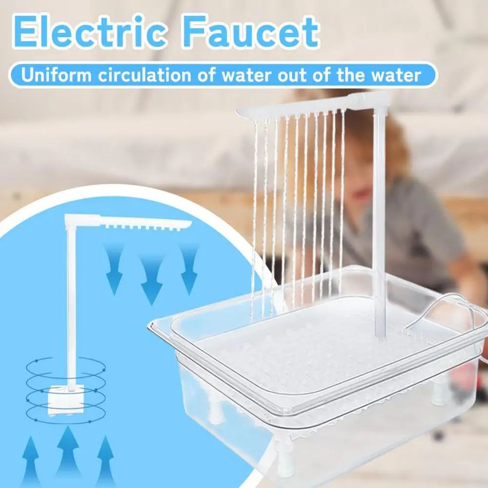 Automatic Parrot Bath Fountain Multipurpose Bird Bathing Tub Shower Box With Multiple Faucets For P 7