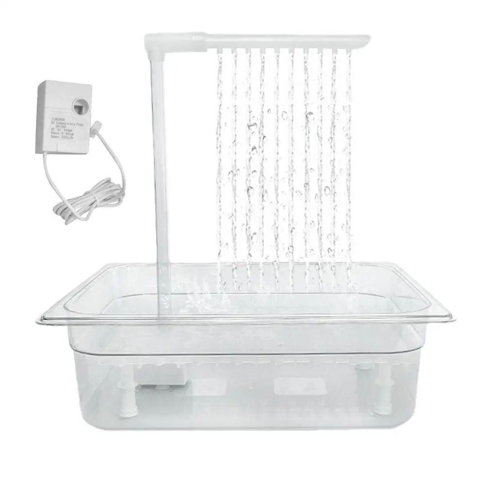 Automatic Parrot Bath Fountain Multipurpose Bird Bathing Tub Shower Box With Multiple Faucets For P 5