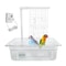 Automatic Parrot Bath Fountain Multipurpose Bird Bathing Tub Shower Box With Multiple Faucets For P 4