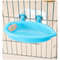 Hanging Bird Water Bath Tub With Mirror Durable Pet Cage Bathing Bowl For Parrots  Parakeets 4