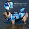 Pet Dog Swimming Life Vest Collar Harness Shark Fin Design Summer Swimwear Clothes For Dogs 1