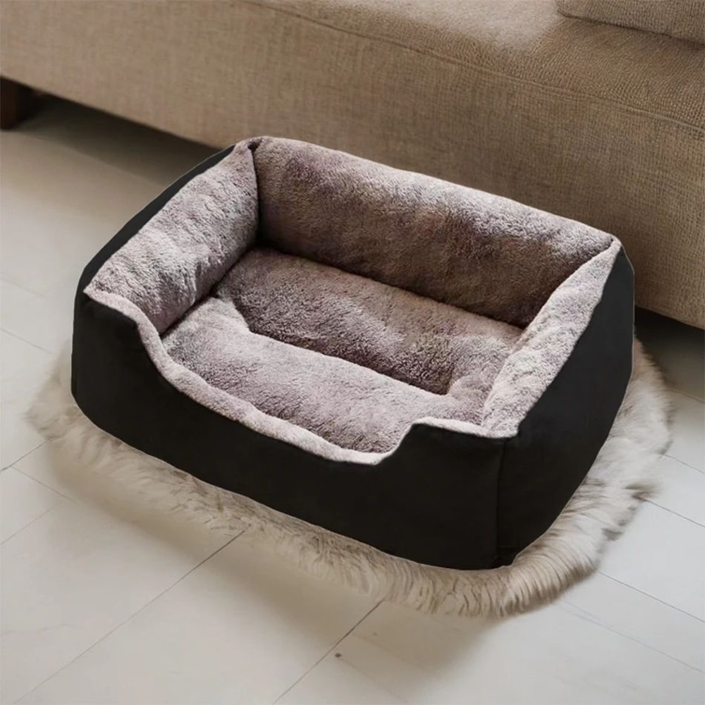 Luxury Cat Bed Plush Pet Products Basket House Beds for Kittens Small Dogs