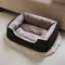 Luxury Cat Bed Plush Pet Products Basket House Beds for Kittens Small Dogs
