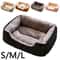 Luxury Cat Bed Plush Pet Products Basket House Beds for Kittens Small Dogs