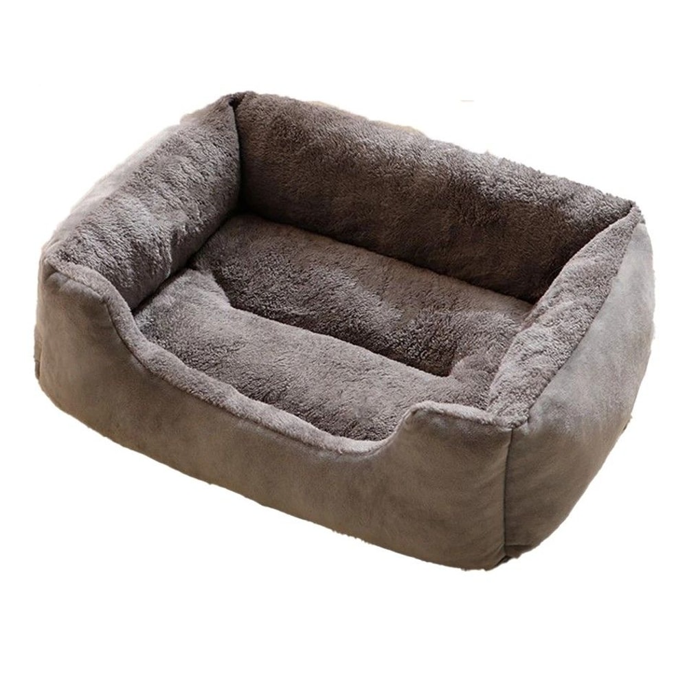 Luxury Cat Bed Plush Pet Products Basket House Beds for Kittens Small Dogs