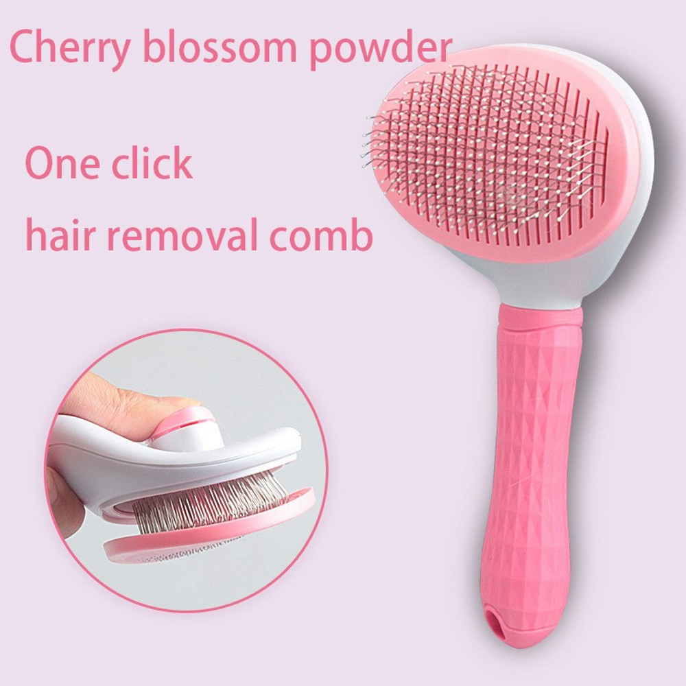 DualSided Pet Hair Remover Brush Dog Cat Grooming Tool for Shedding Control Soft Hair Brush fo