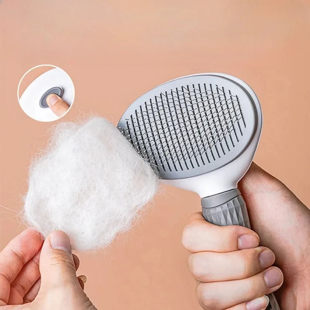 DualSided Pet Hair Remover Brush Dog Cat Grooming Tool for Shedding Control Soft Hair Brush fo