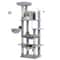 MultiLevel Plush Cat Tree ExtraLarge Cat Tower With Scratching Boards Perches Caves 3