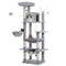 MultiLevel Plush Cat Tree ExtraLarge Cat Tower With Scratching Boards Perches Caves 3