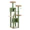 MultiLevel Plush Cat Tree ExtraLarge Cat Tower With Scratching Boards Perches Caves 11