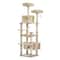 MultiLevel Plush Cat Tree ExtraLarge Cat Tower With Scratching Boards Perches Caves 7