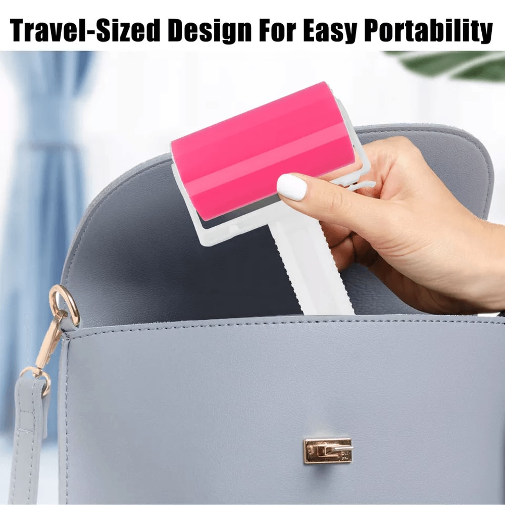 Washable Reusable Sticky Lint Roller For Clothes Pet Hair And Dust Remover Tool For Home Car Couch 3