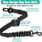 Retractable Pet Car Seat Belt Heavy Duty Safety Buckle For Dogs With Elastic Nylon Traction 2